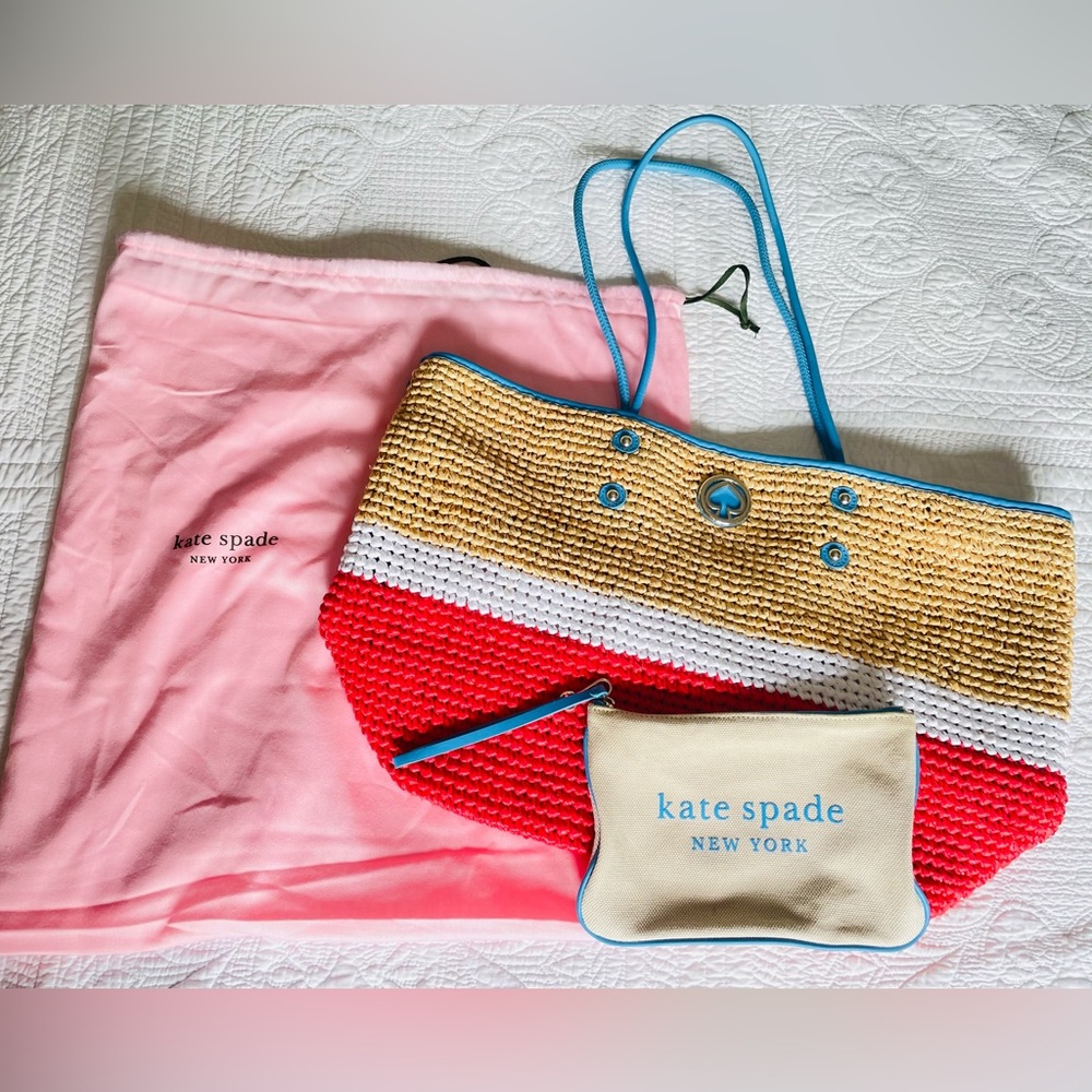 Kate Spade Straw Tote